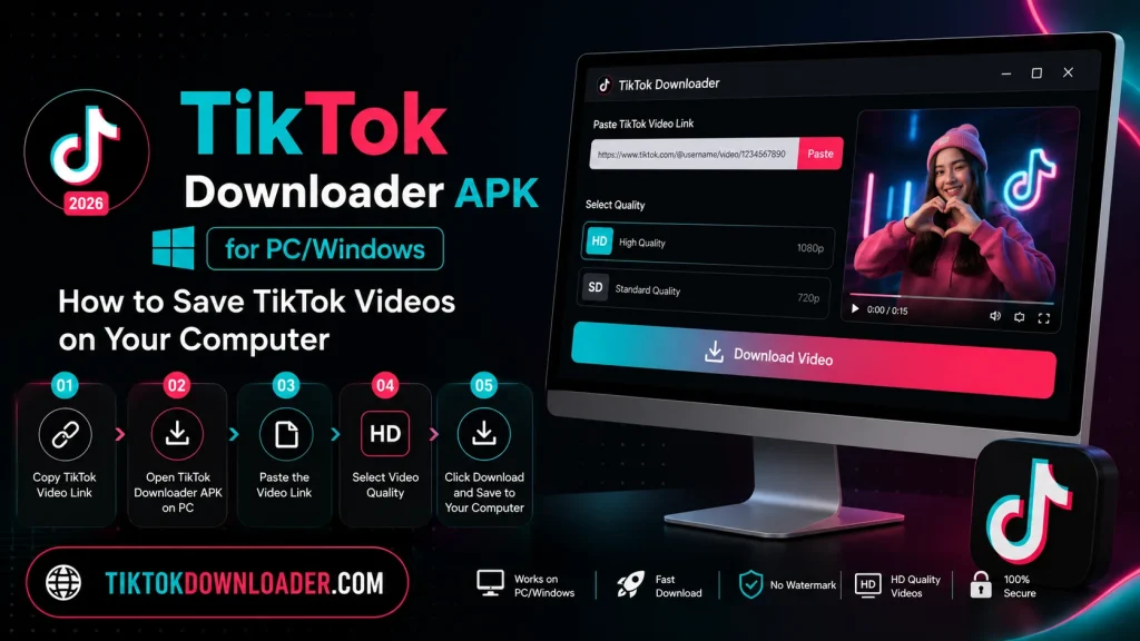TikTok Downloader APK for PCWindows